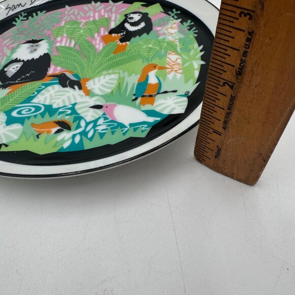 San Diego Zoo Sun Bear Forest Commemorative Souvenir plate Gotschalk - Picture 9 of 9